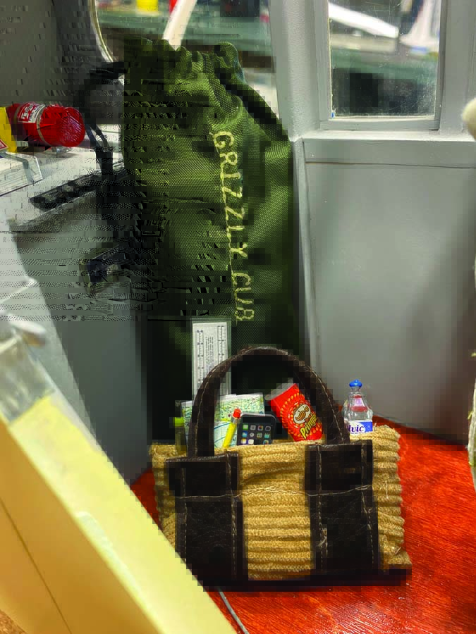 This thin plywood face has cutouts for the instruments.