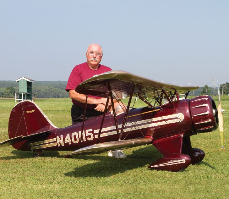 Aerobatic Scale Biplane — Smoking WACO YMF-5