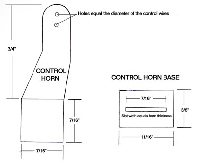 Model Airplane News - RC Airplane News | DIY Control Horns and Servo Mounts