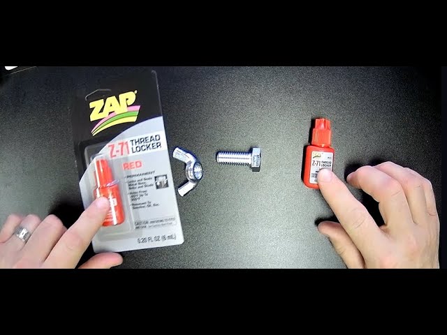 Ever loose a Knob Screw?  Zap Red Threadlocker to save the day!