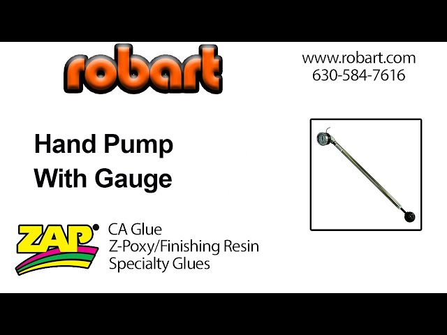 Back by popular demand...Robart Hand Pump