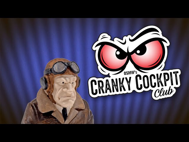 Cranky Cockpit Club - 3D printed pilots, with Bluster