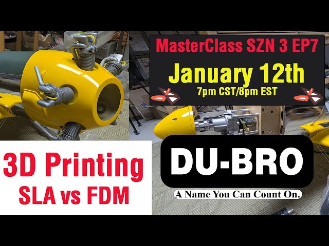 Masterlass SZN 3 EP7- FDM vs. SLA 3D Printing – Choosing the Right Tool for the Job