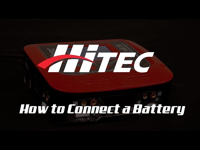 Hitec X-Series Chargers - How To Connect a Battery