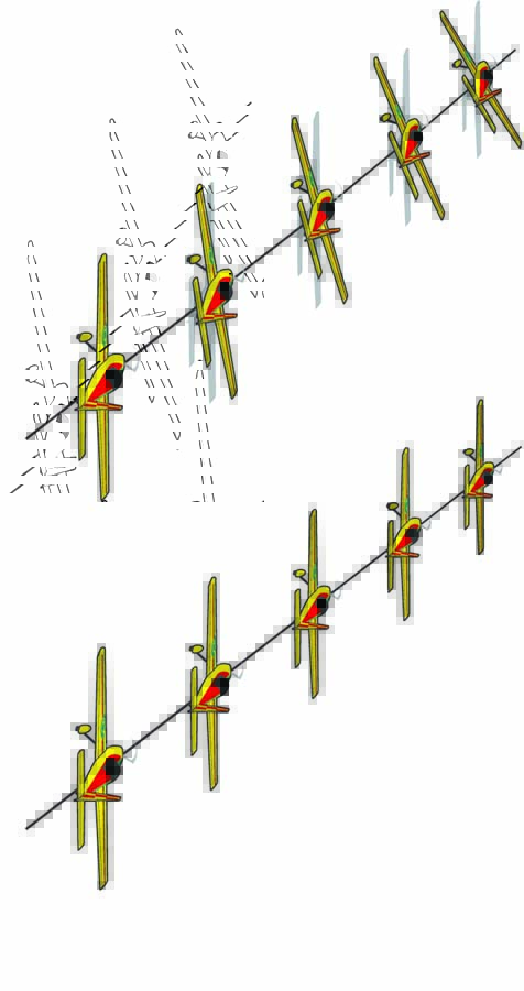 Holding in left rudder during knife-edge flight results in the airplane also gently rolling left.