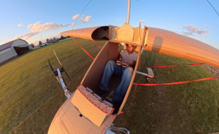 CARDBOARD Airplane for Human Flight?!